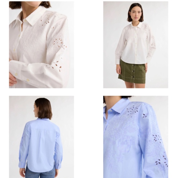 NEW 2 pieces Free Assmembly 100% Cotton Free Assembly Women’s Button Front M - Picture 1 of 12